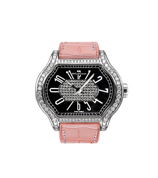 Replica DeLaCour City 1 Black WAST1857-0660W Replica Watch